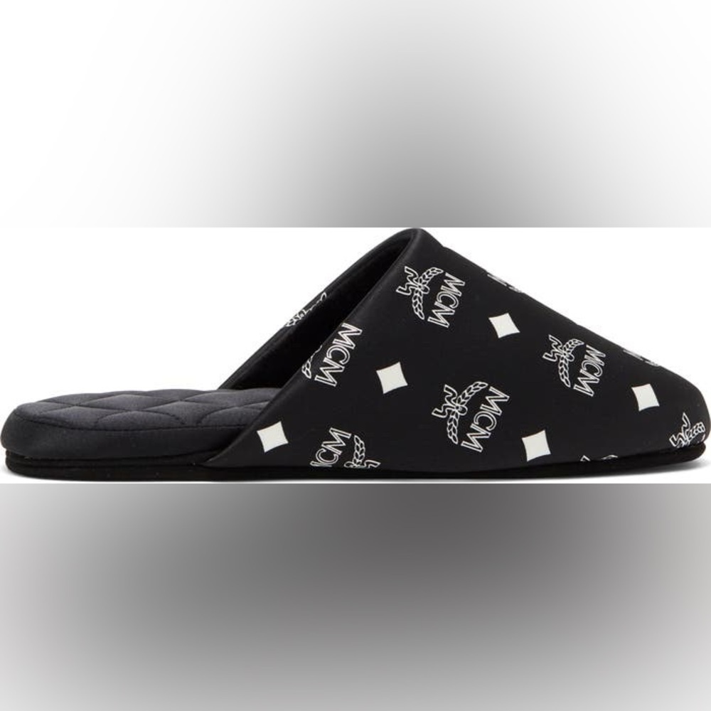 ONE DAY SALE!!! MCM Monogram silk slides Slipper NWB - Picture 3 of 6